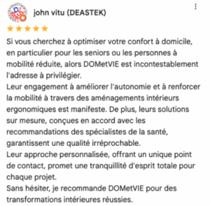 avis aide douche pmr