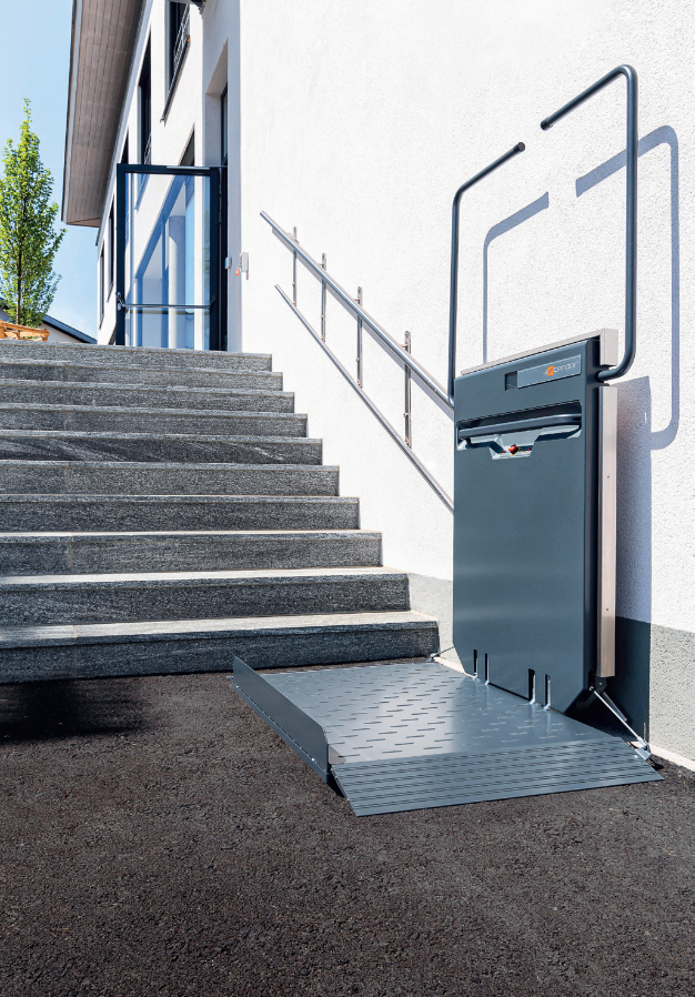 Plateforme élévatrice PLG 7 - escaliers droits DOMetVIE