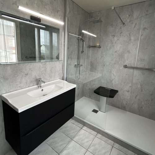 Installation douche PMR